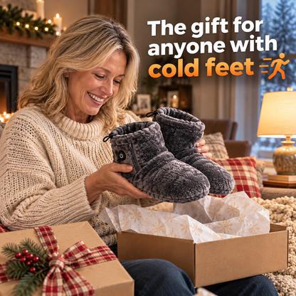 Heated Plush Slipper Boots